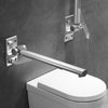 Toilet Grab Rails Hinged Foldable For Elderly Care