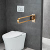 Golden U-Shaped Toilet Support Rails