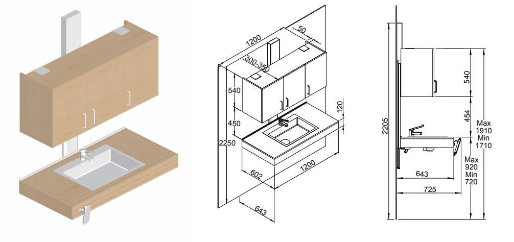 CF-CK Height Ajustable Kitchen