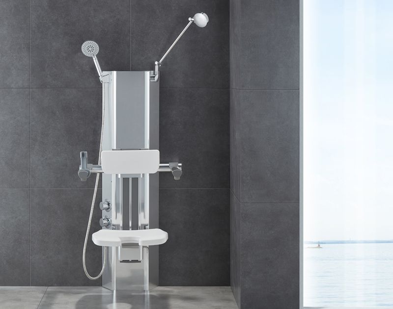 SH-420 Multi-Functional Adjustable Seating Shower Facility for Elderly