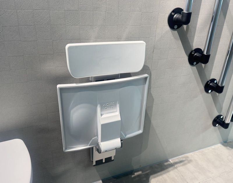 SA-B425+B-B340 Extended Height Adjustable Shower Chair with Backrest