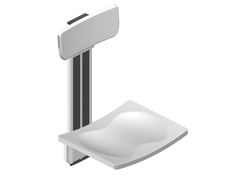 SA-B425+B-B340 Extended Height Adjustable Shower Chair with Backrest