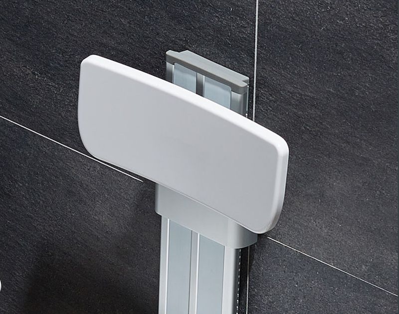 SA-B420+B-B340  Extended Height Adjustable U-Shaped Shower Chair with Backrest