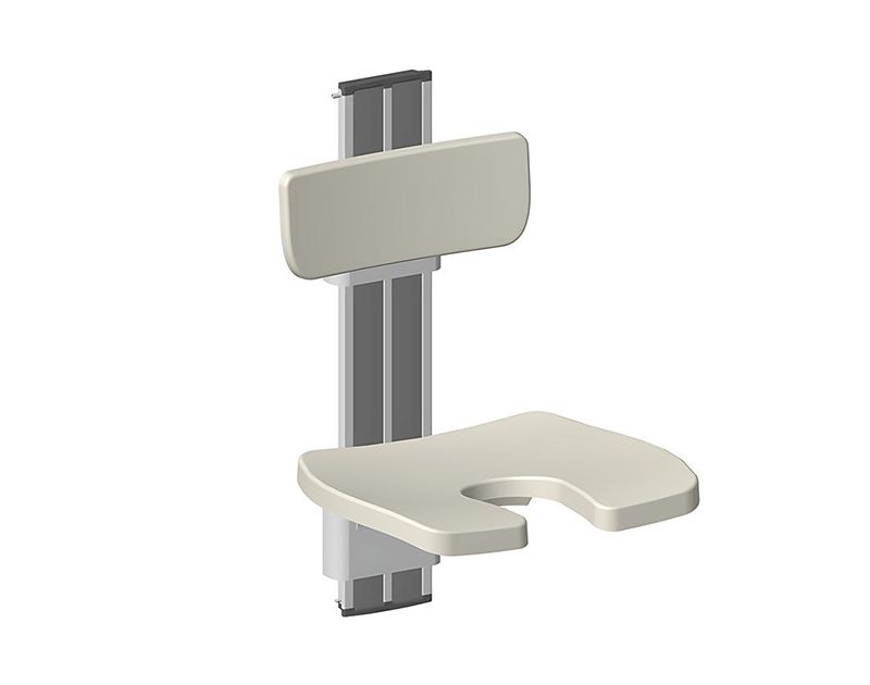 SA-B420+B-B340  Extended Height Adjustable U-Shaped Shower Chair with Backrest