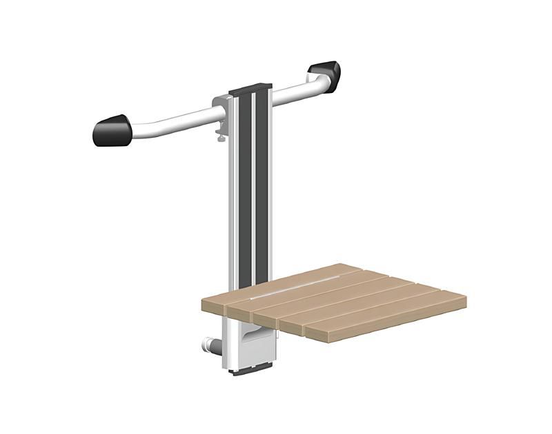 SA-C450+ Height Adjustable Hanging Wood Bath Seat