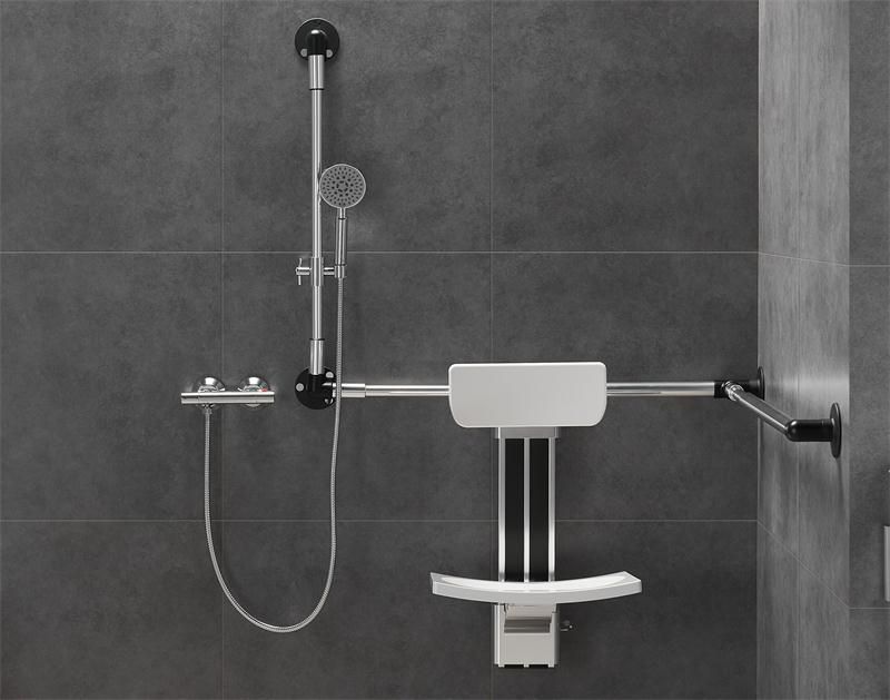 Handrails and Shower Curtain Rails: Two-in-One Safety Solution for Bathrooms
