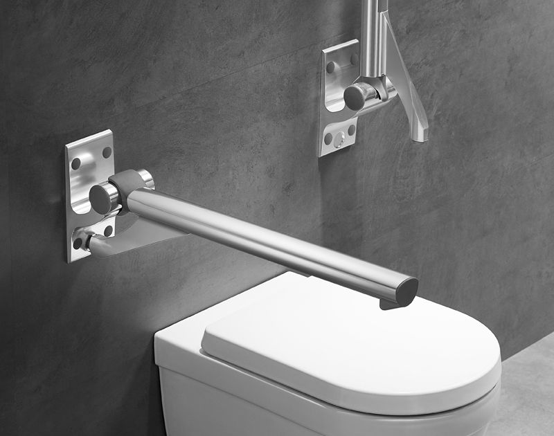 HA-L650 Hinged Foldable Toilet Grab Rails for Elderly and Handicap Care