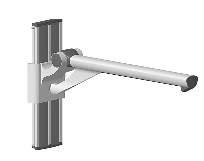 HB-L680 Chrome ADA Adjustable Shower Grab Rails for Bathroom