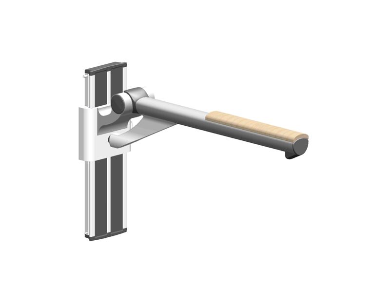 HB-L680M Adjustable Wood Toilet Grab Rails for Elderly and Handicap Care