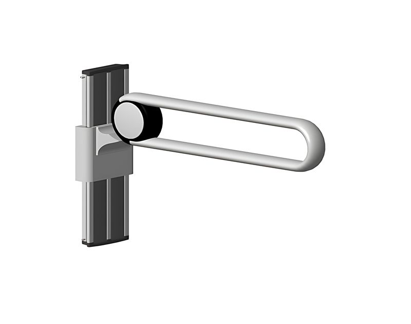 XHB-U658 Chrome U Shaped Height Adjustable Shower Grab Rails for Bathroom