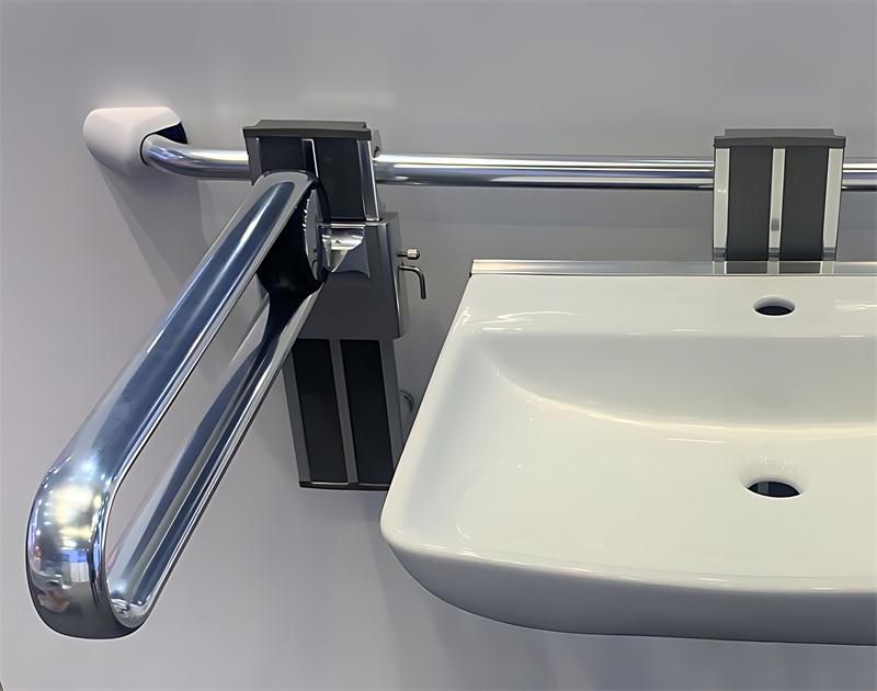 XHD-U658 Chrome Adjustable Hanging Grab Rails for Bathroom