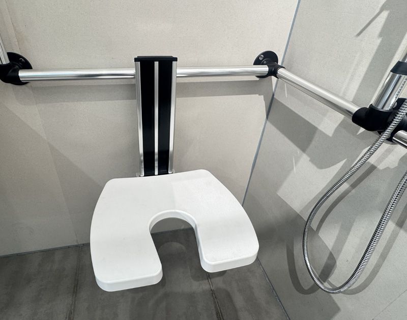 SA-C420+ Extendable Height Adjustable Hanging U-Shaped Bath Seat
