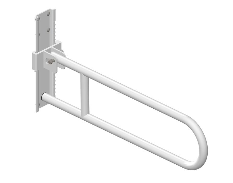 SSH-800 height-adjustable folding stainless steel handrail system for toilets